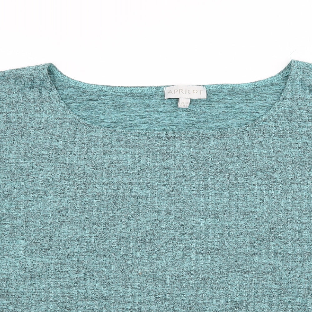 Apricot Womens Blue  Jersey Basic T-Shirt Size 14