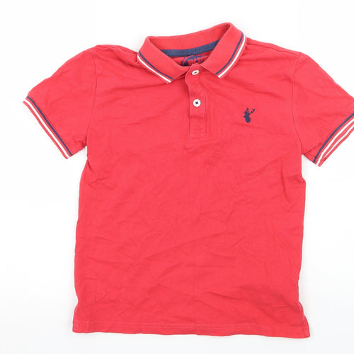 Blue Zoo Boys Pink  Jersey Basic T-Shirt Size 7-8 Years