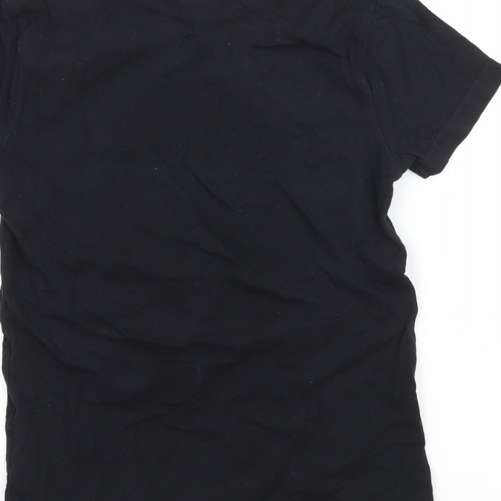 Primark Boys Black  Jersey Basic T-Shirt Size 7-8 Years  - Storm Trooper
