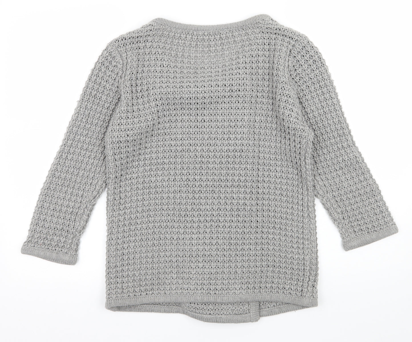 Store Twenty One Womens Grey  Knit Cardigan Jumper Size S