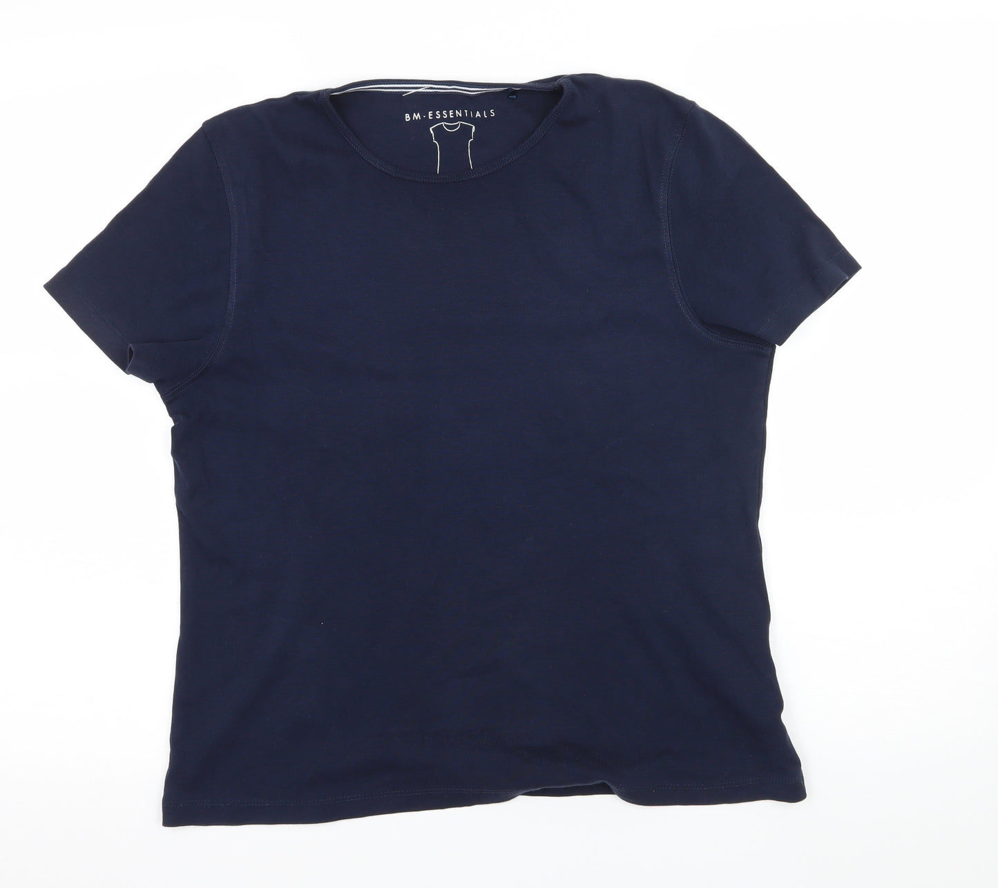 Bonmarché Womens Blue  Jersey Basic T-Shirt Size M