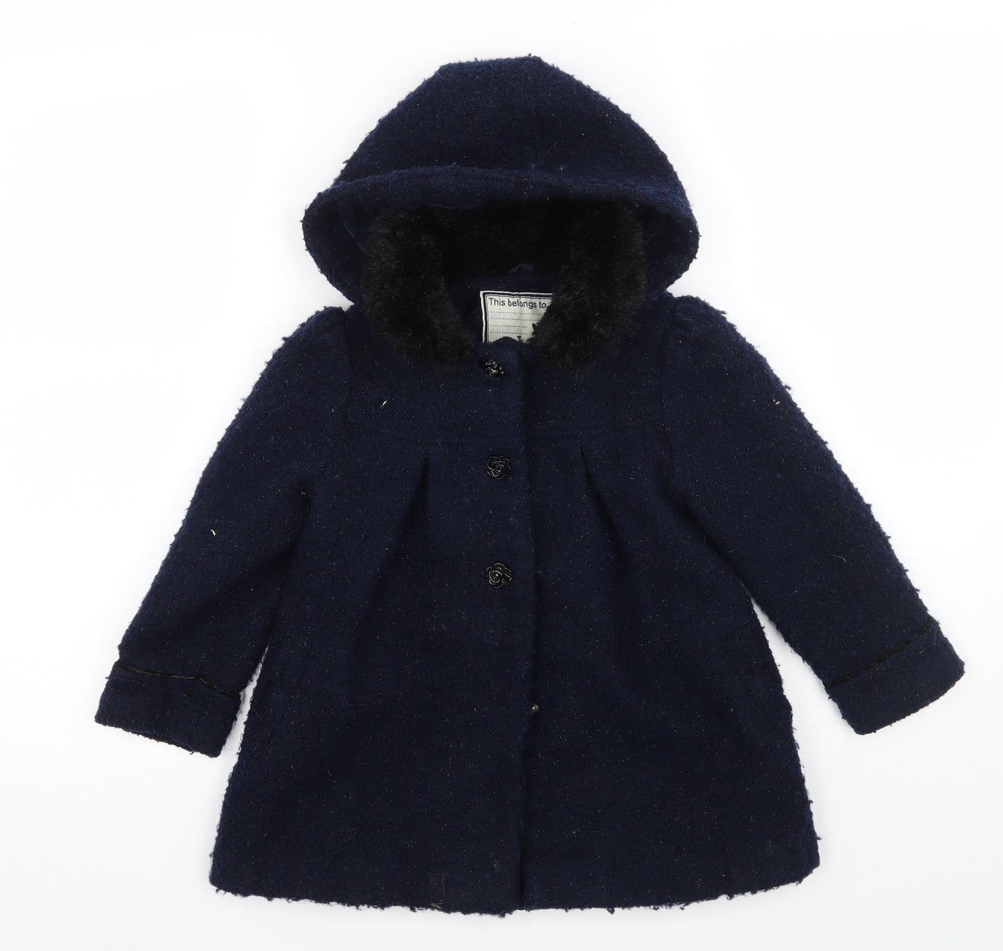 TU Girls Blue   Jacket  Size 4-5 Years