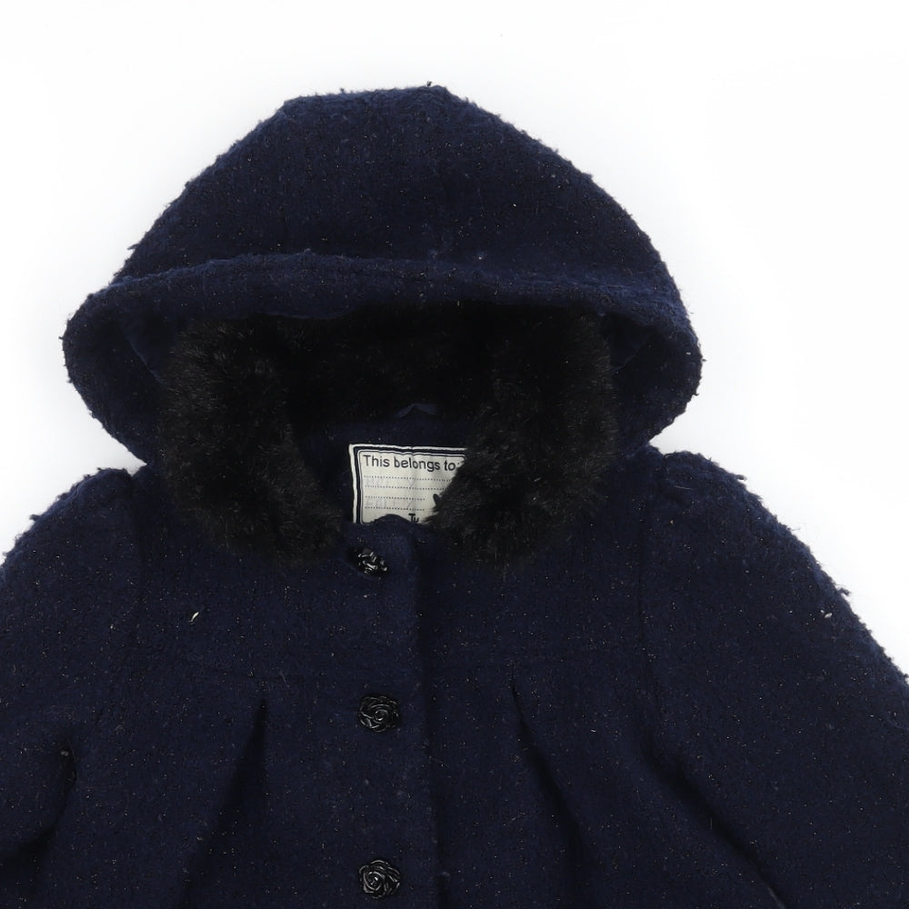 TU Girls Blue   Jacket  Size 4-5 Years