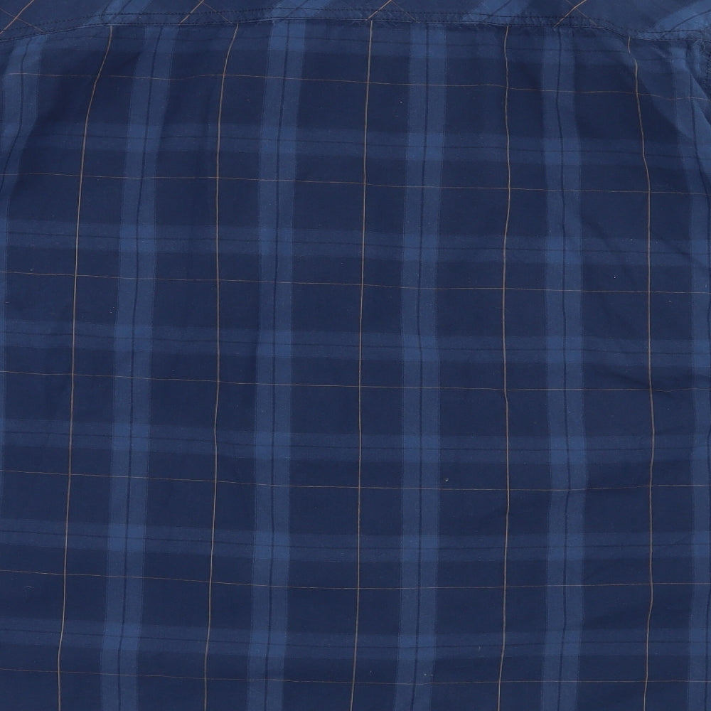 Crosshatch Mens Blue    Button-Up Size L