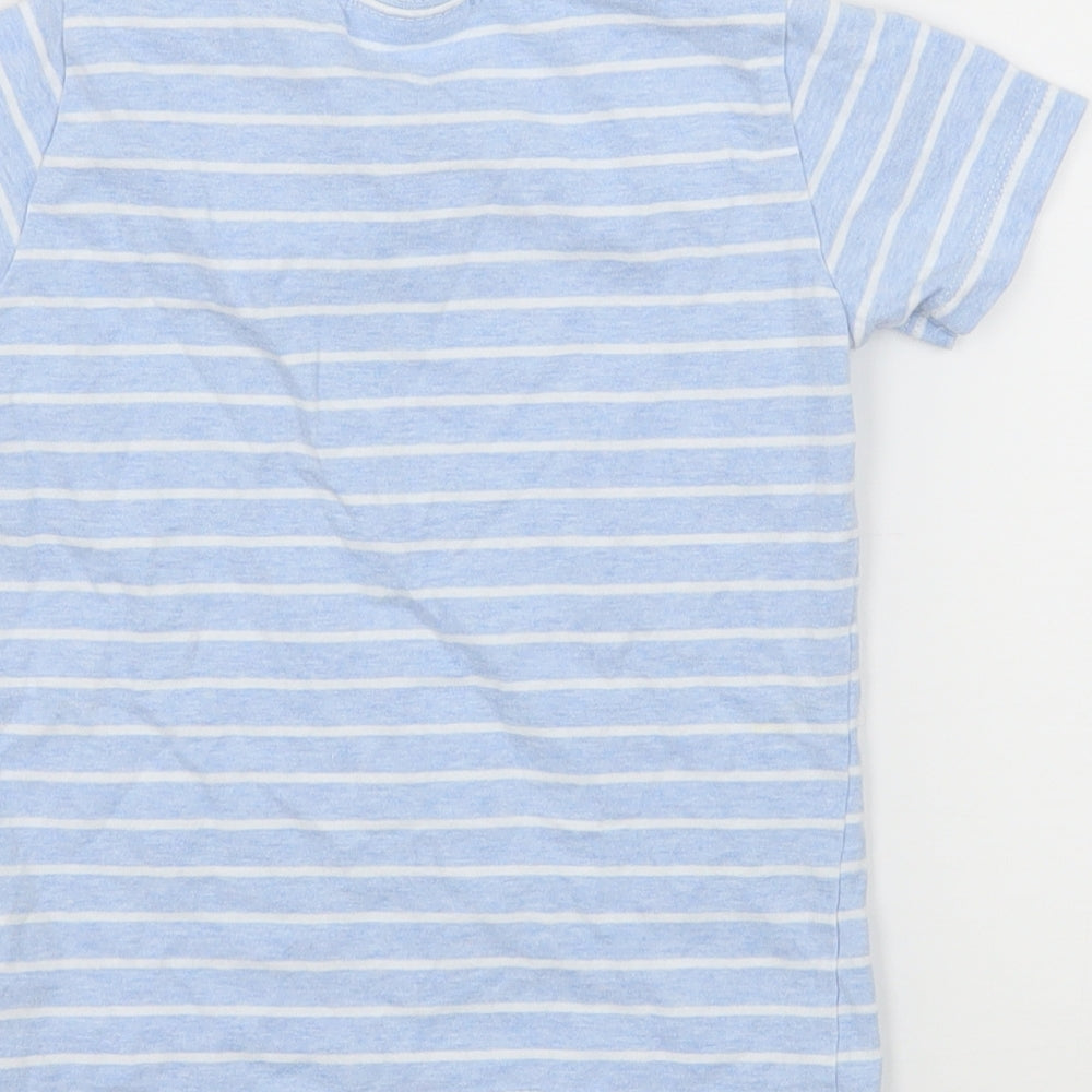 NEXT Boys Black Striped Jersey Basic T-Shirt Size 12-18 Months  - Cars