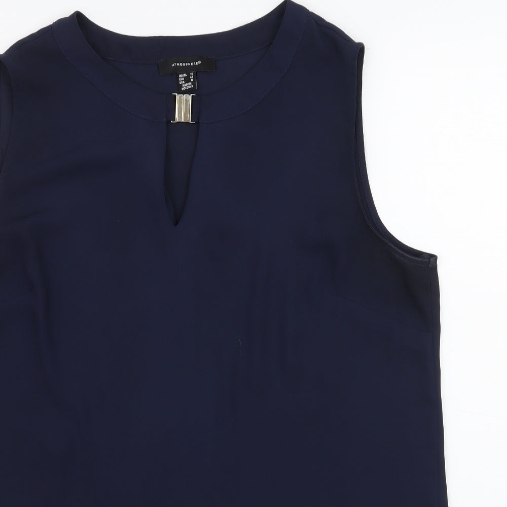 Atmosphere Womens Blue   Basic Blouse Size 16