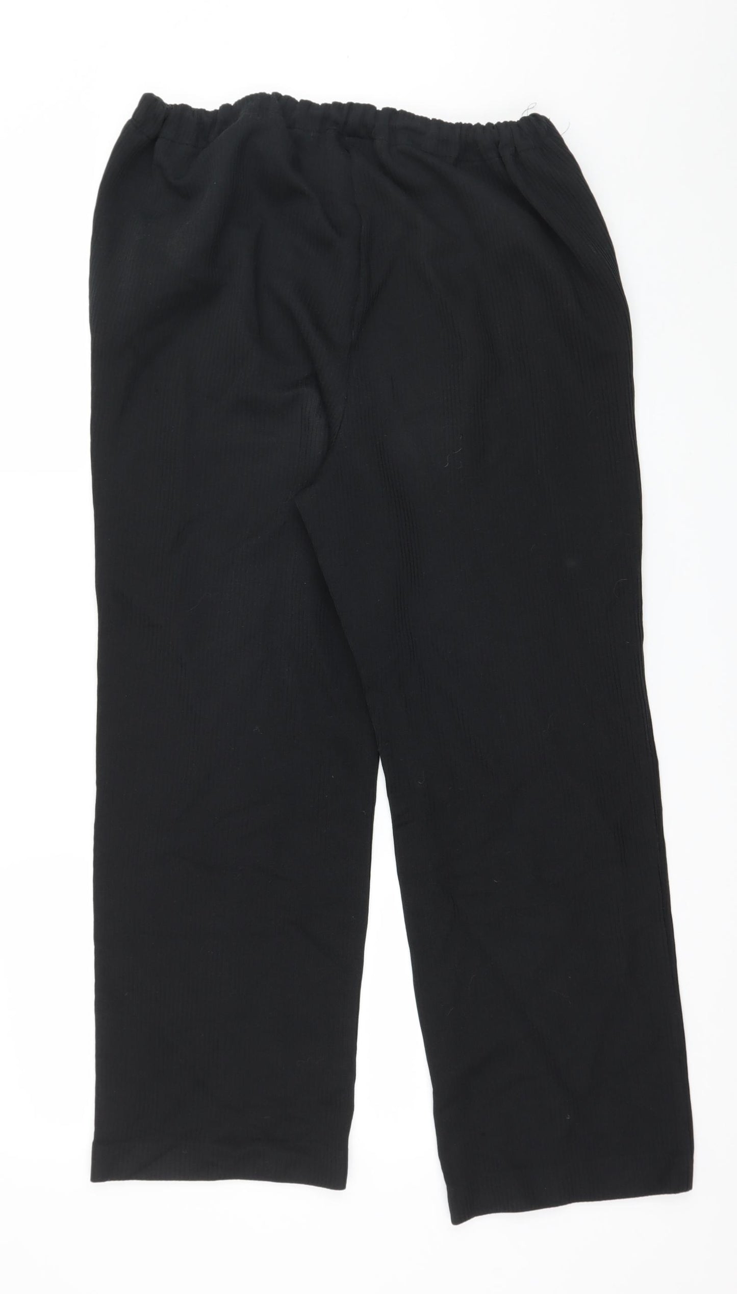 Variations Womens Black   Jogger Trousers Size 34 in L26 in