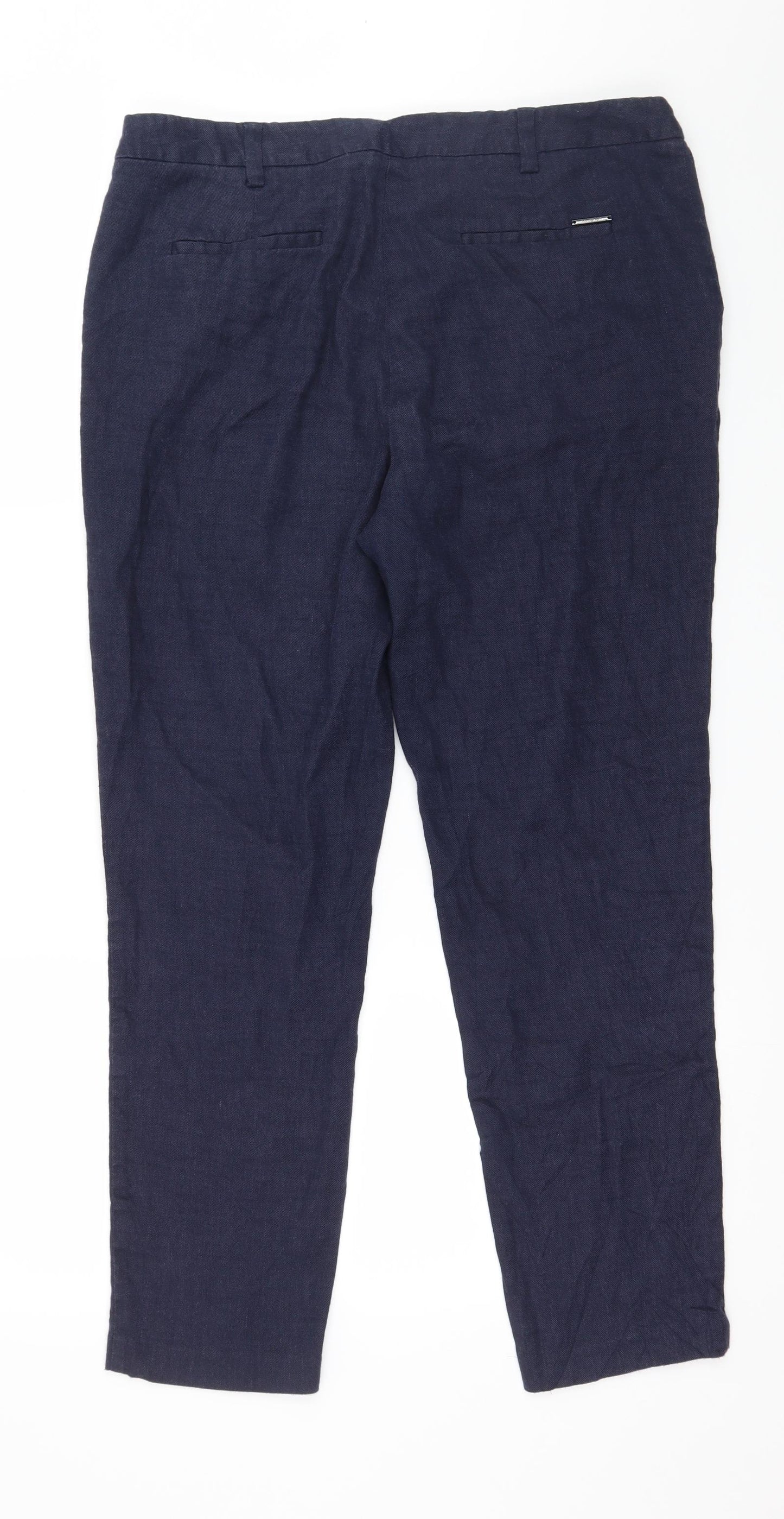 Autograph Womens Blue    Trousers Size 14 L27 in