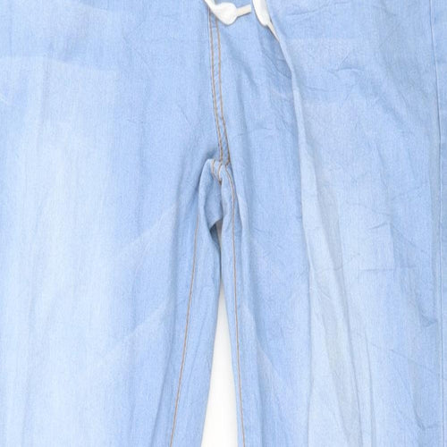Preworn Womens Blue  Denim Tapered Jeans Size M L30 in
