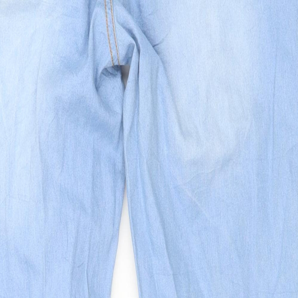 Preworn Womens Blue  Denim Tapered Jeans Size M L30 in