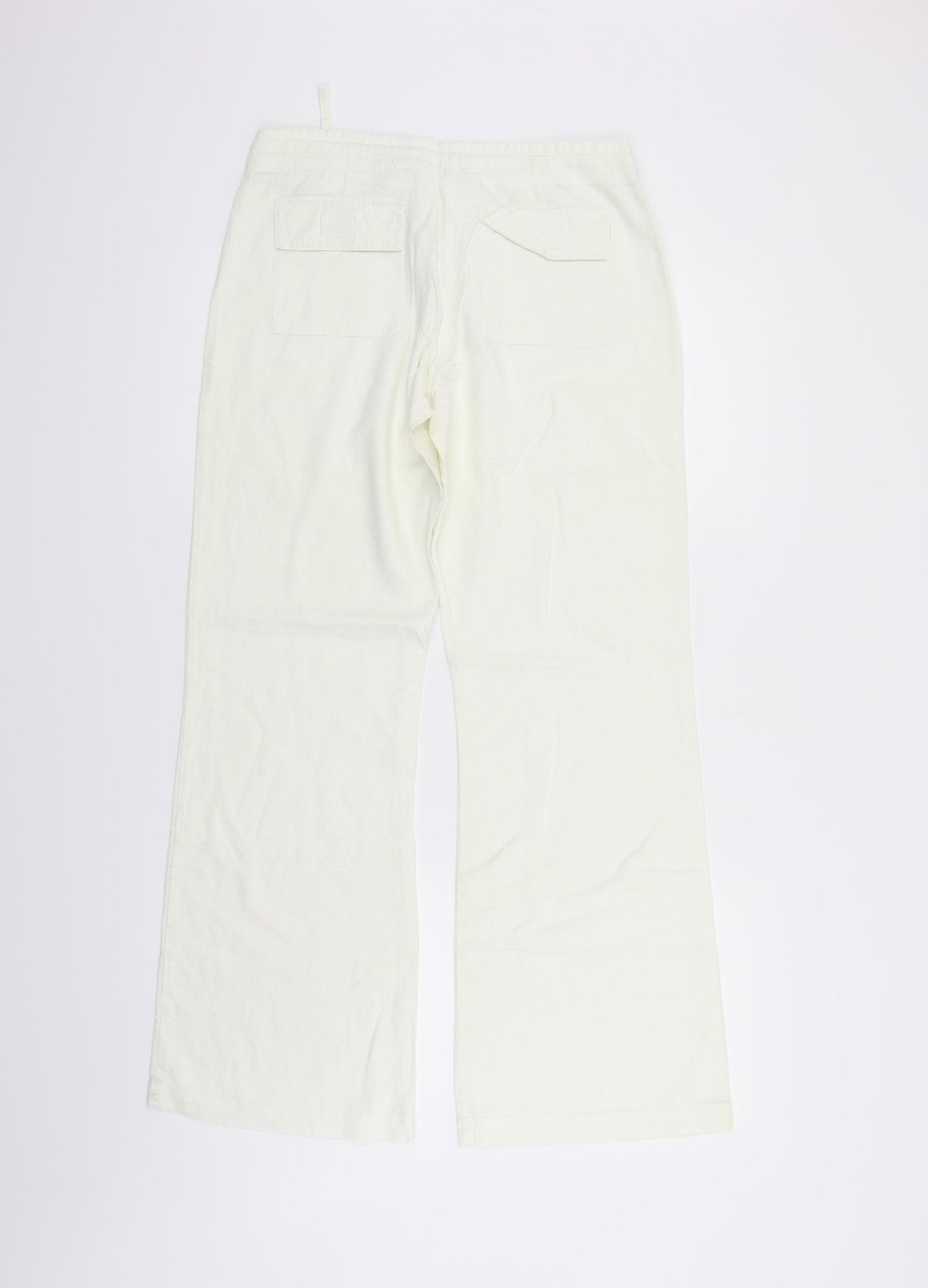 New Look Womens White   Trousers  Size 10 L27 in