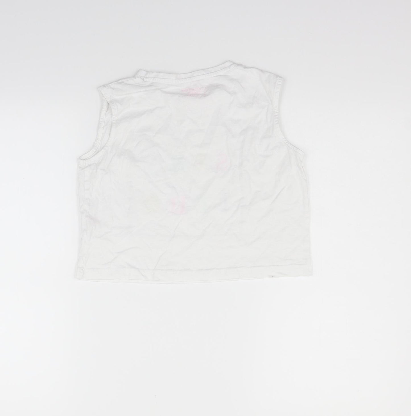 Primark Girls White   Basic T-Shirt Size 11-12 Years