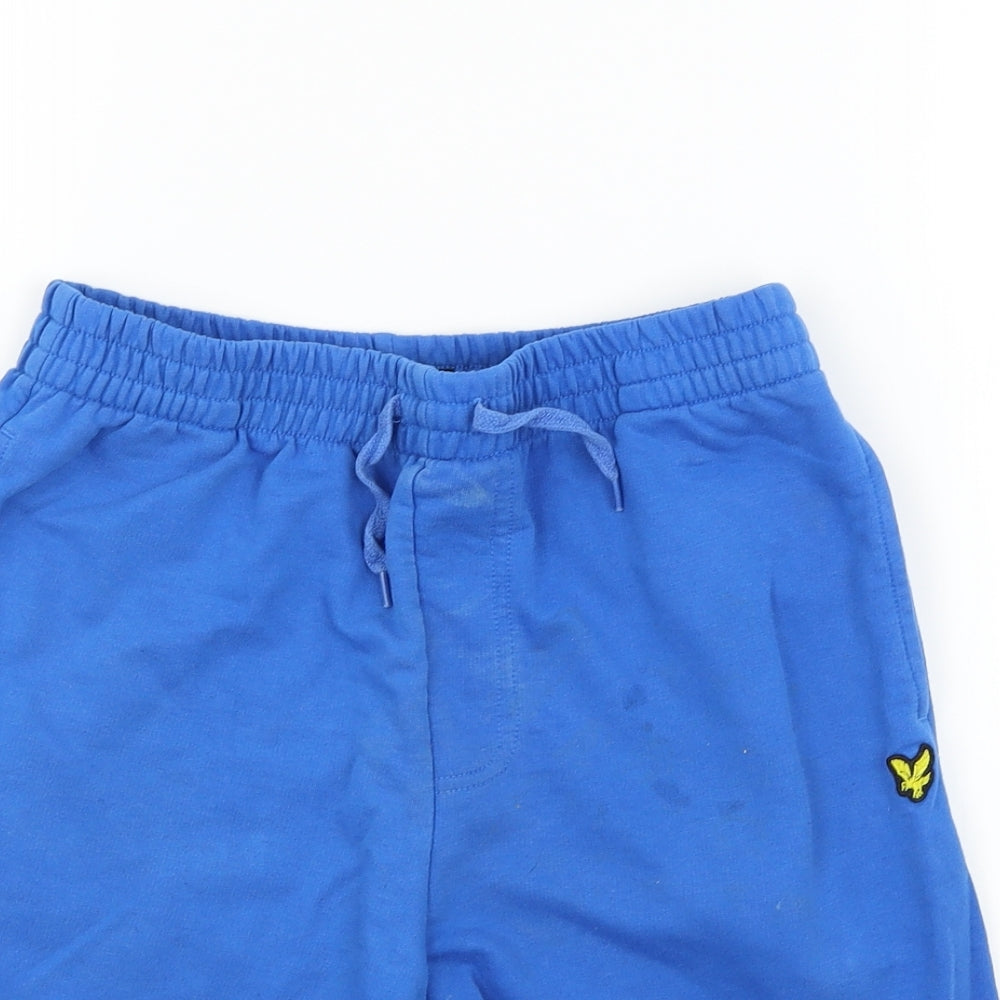 Lyle & Scott Boys Blue   Sweat Shorts Size 11-12 Years - washable mark