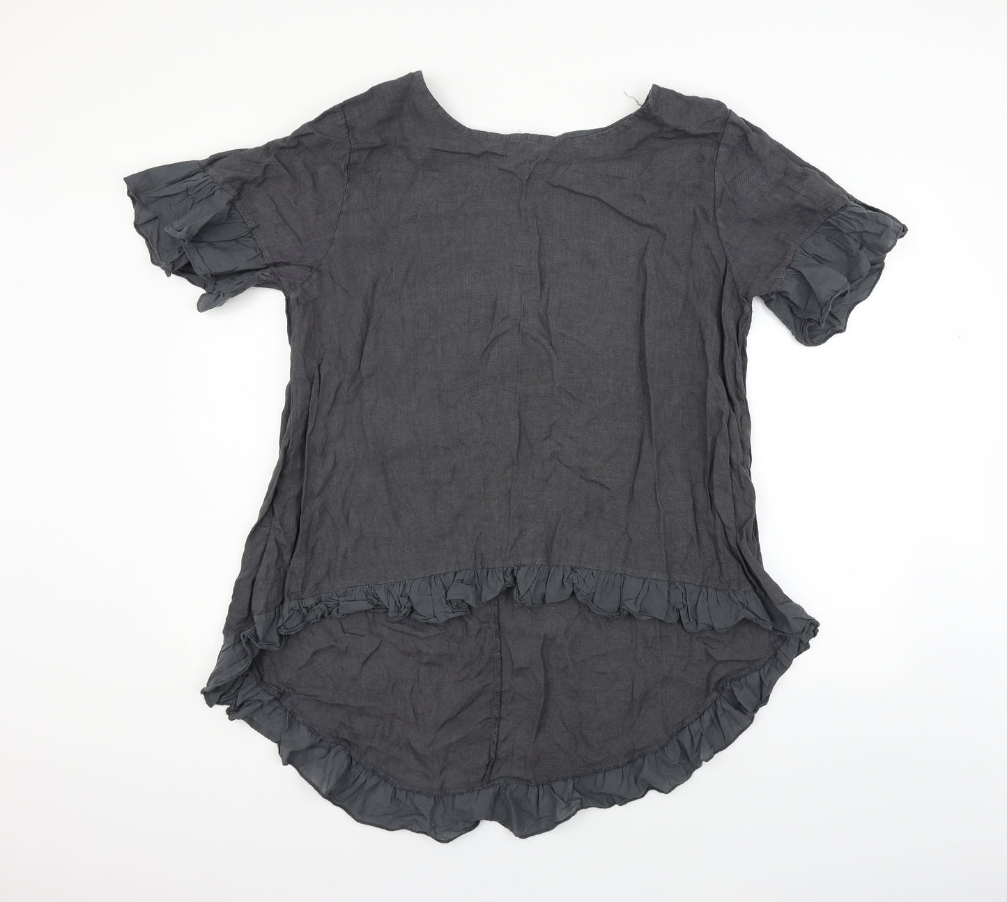 Made in Italy Womens Grey   Fit & Flare  Size L