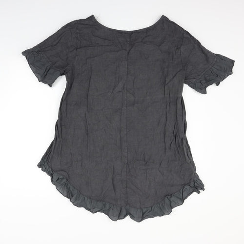 Made in Italy Womens Grey   Fit & Flare  Size L
