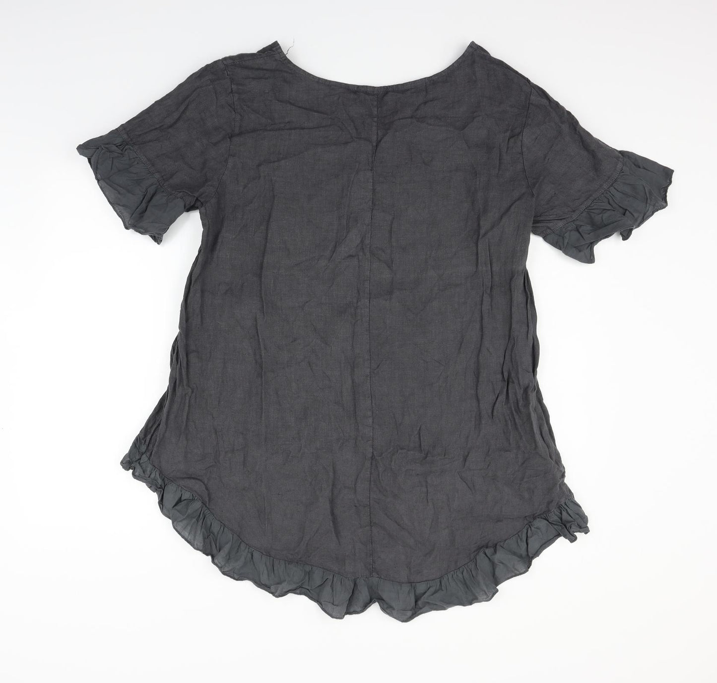 Made in Italy Womens Grey   Fit & Flare  Size L