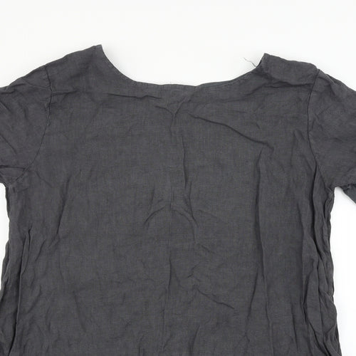 Made in Italy Womens Grey   Fit & Flare  Size L