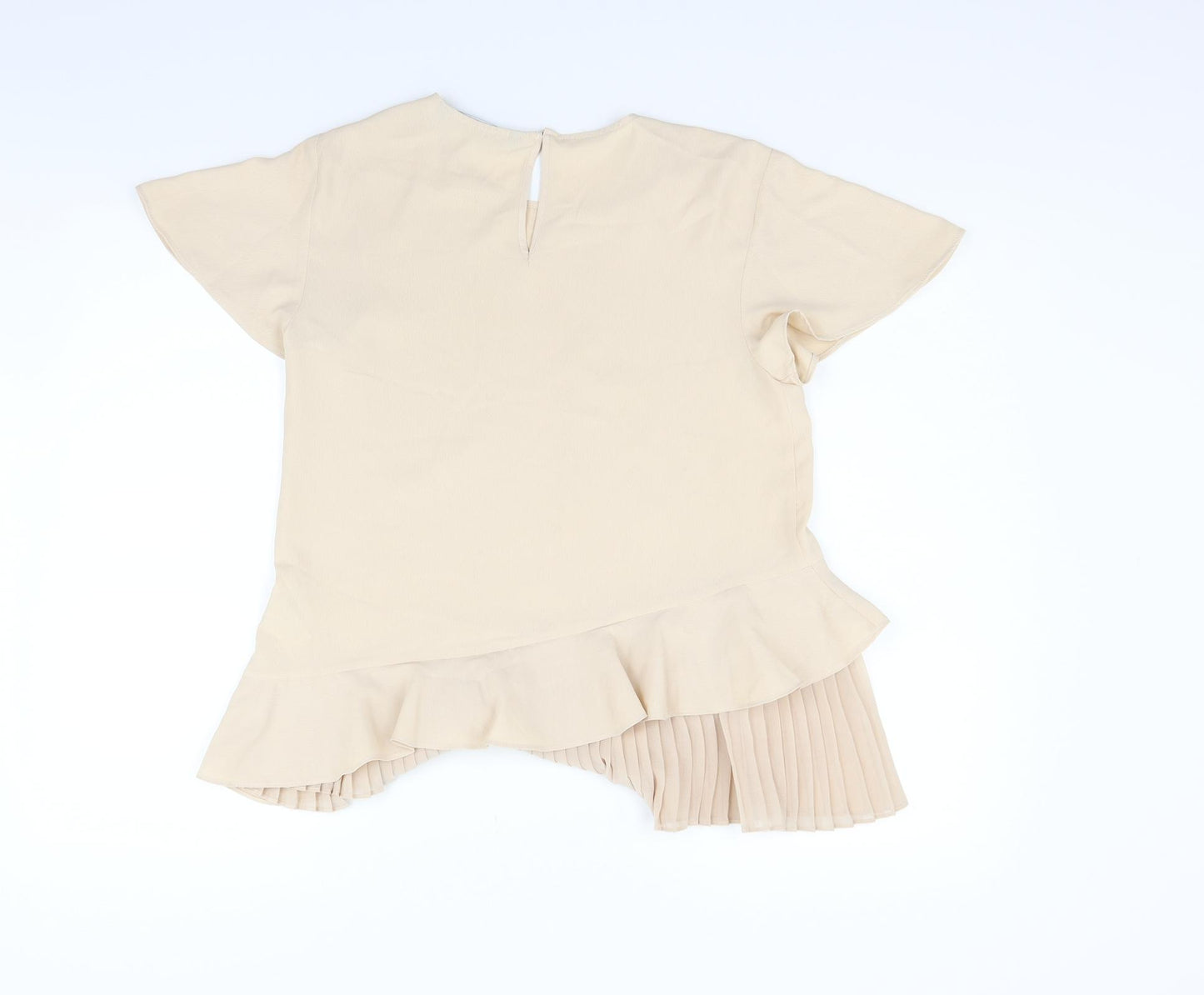 Zara Womens Beige   Basic T-Shirt Size S