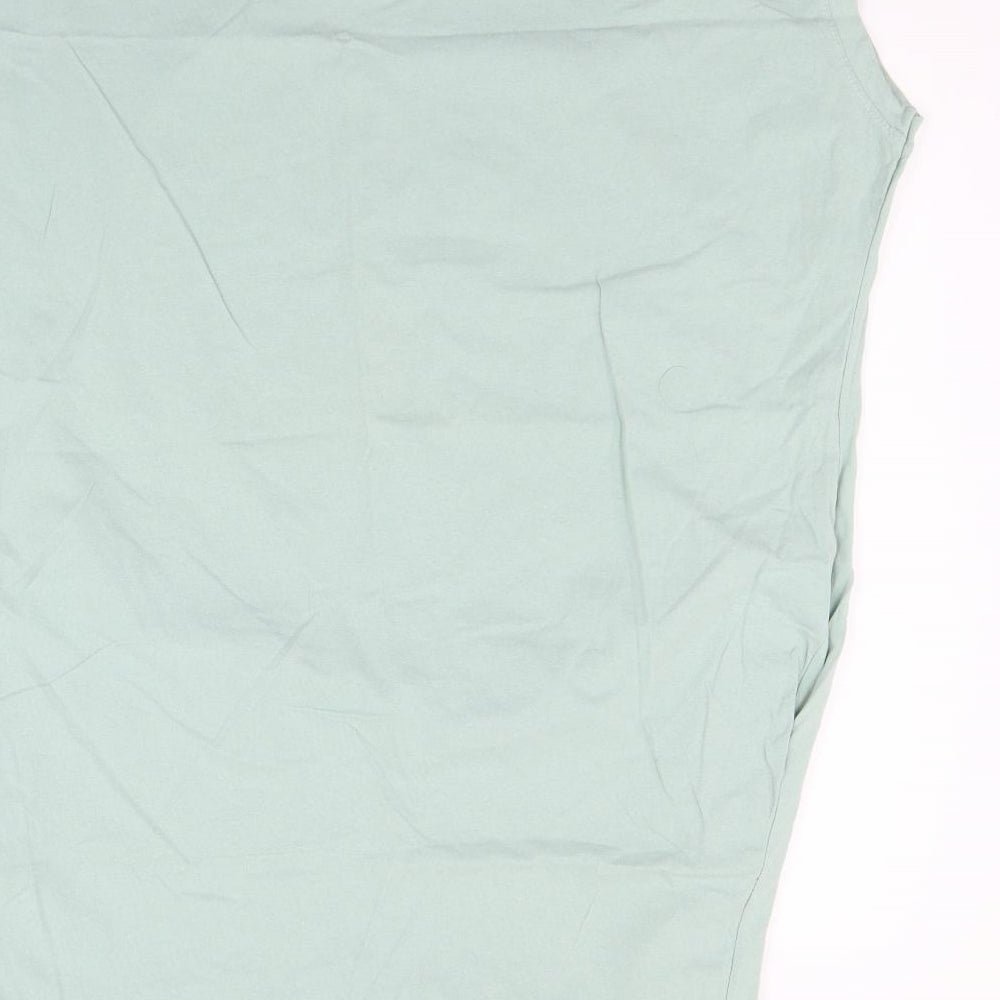 Studio Womens Green   T-Shirt Dress  One Size