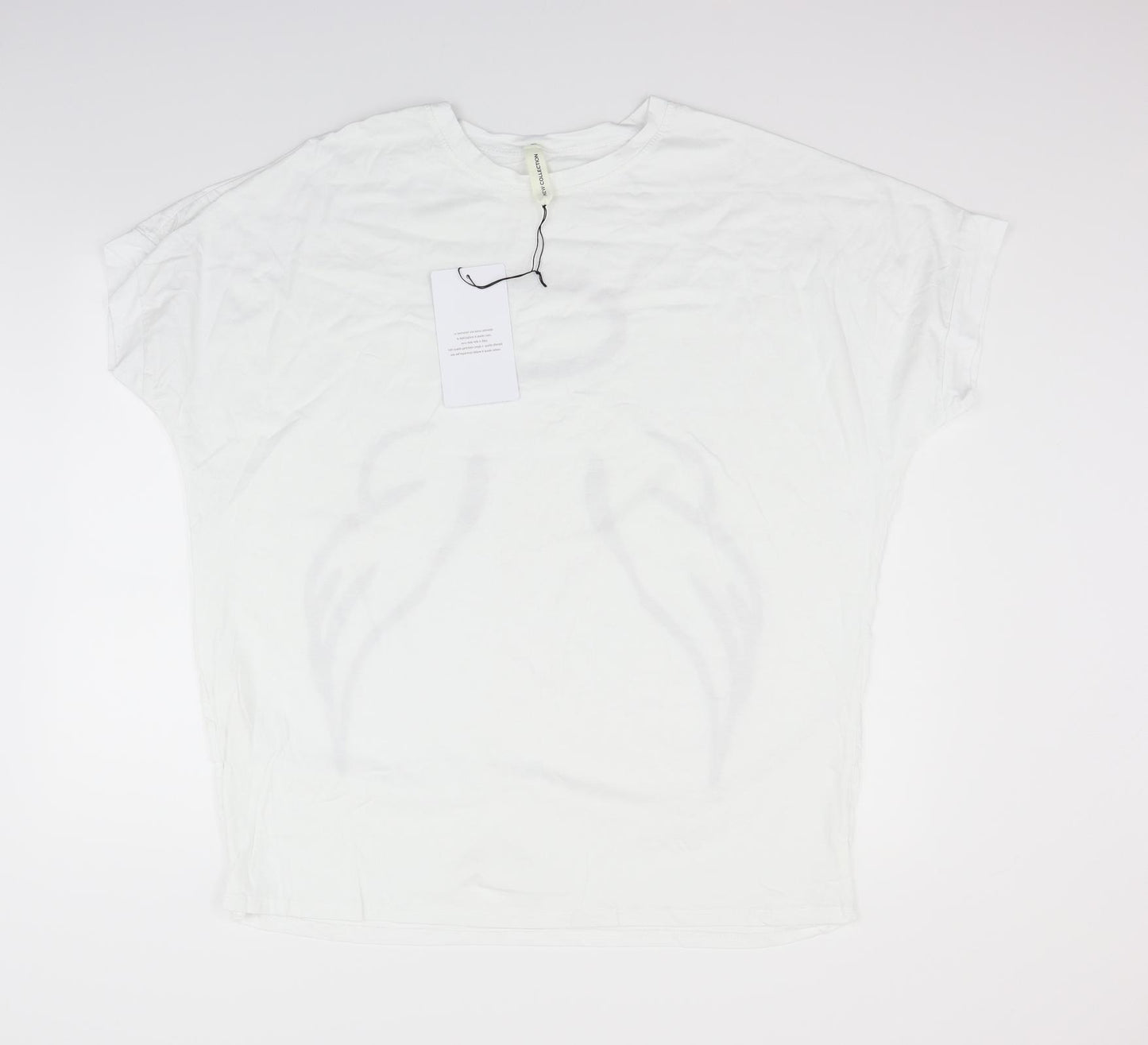 lux luna Womens White   T-Shirt Dress  Size 26