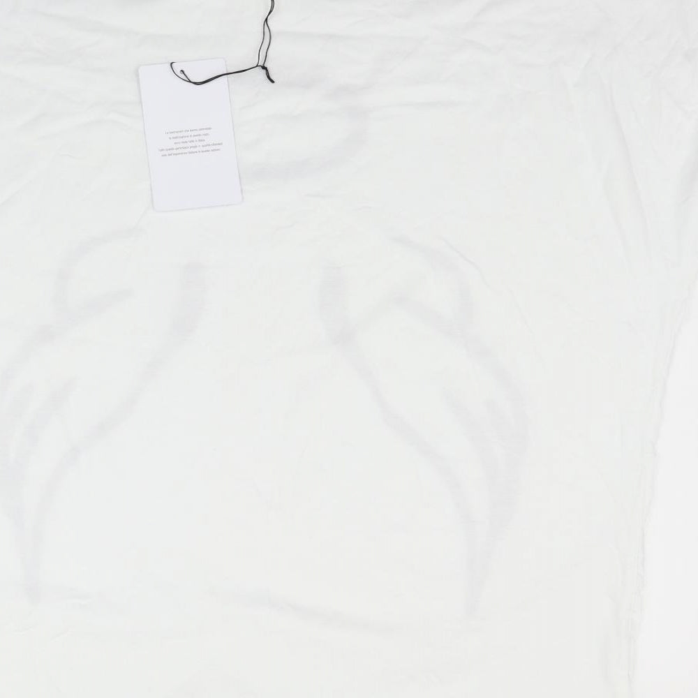 lux luna Womens White   T-Shirt Dress  Size 26