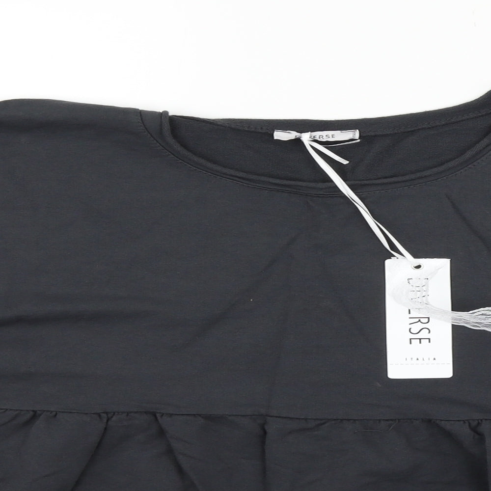 Diverse Womens Grey   T-Shirt Dress  Size 26