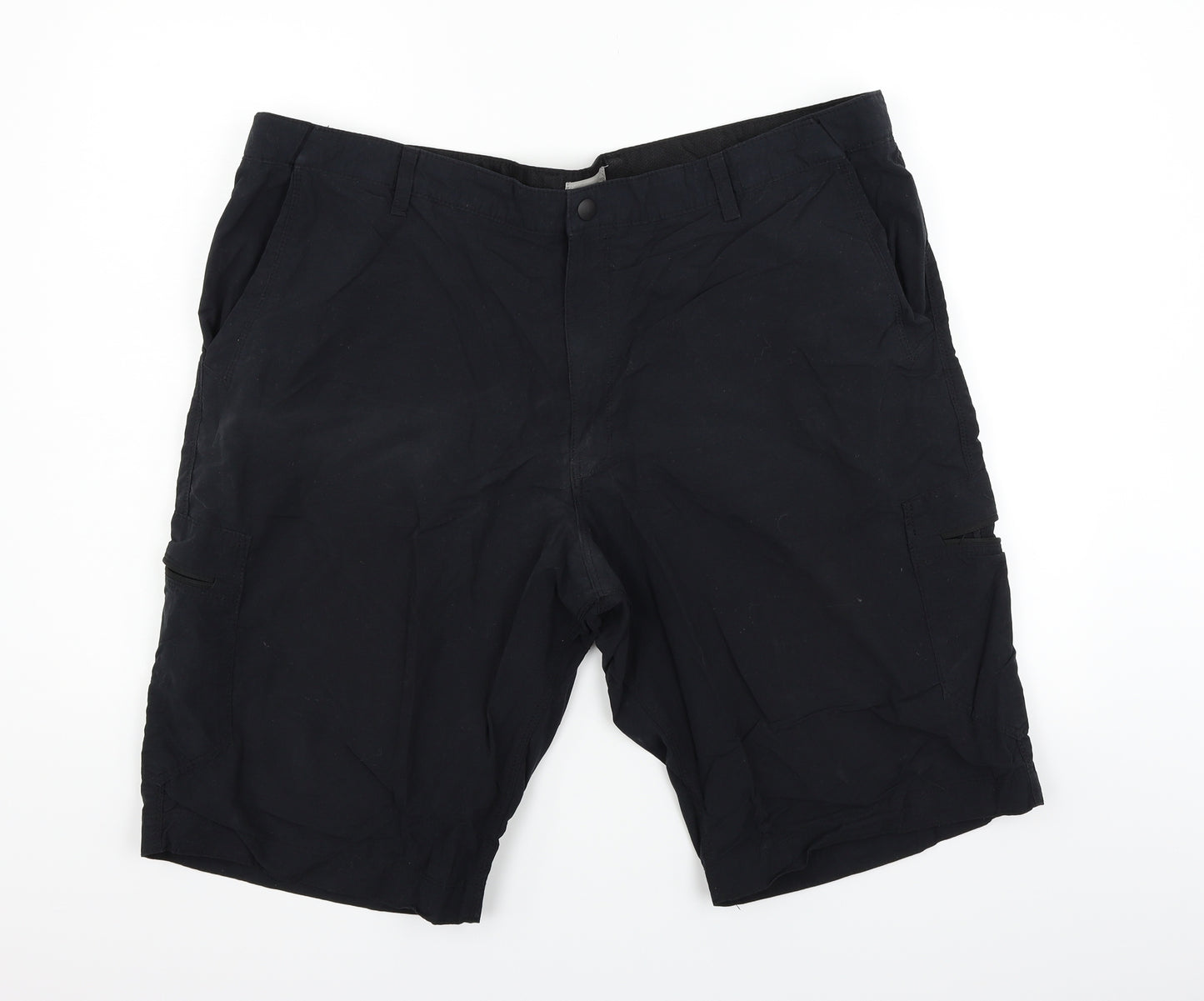 Marks and Spencer Mens Black   Chino Shorts Size 42 in