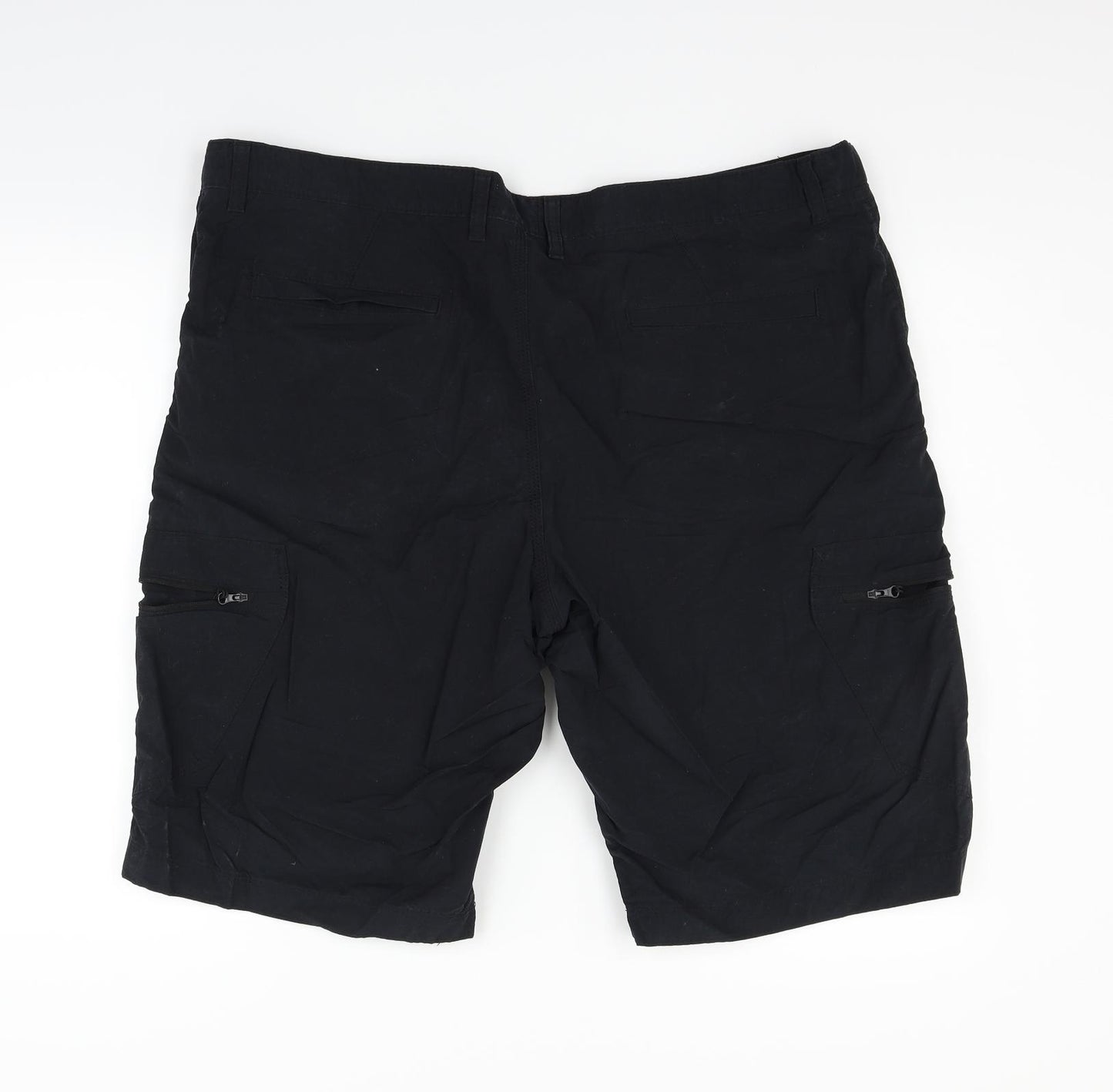 Marks and Spencer Mens Black   Chino Shorts Size 42 in