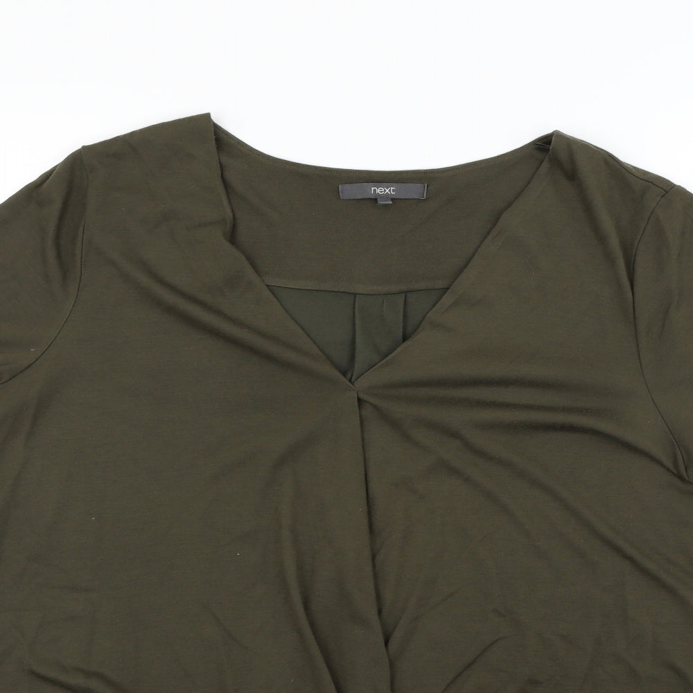 NEXT Womens Green   Basic Blouse Size 18