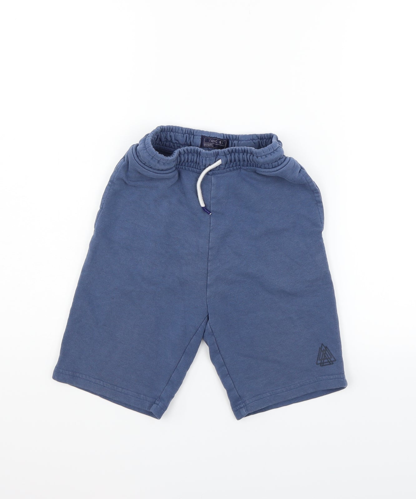 NEXT Boys Blue Houndstooth  Sweat Shorts Size 11 Years