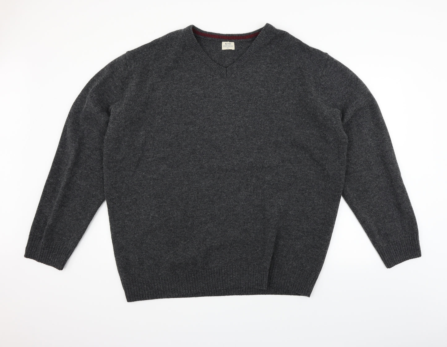 acw85 Mens Grey   Pullover Jumper Size 2XL