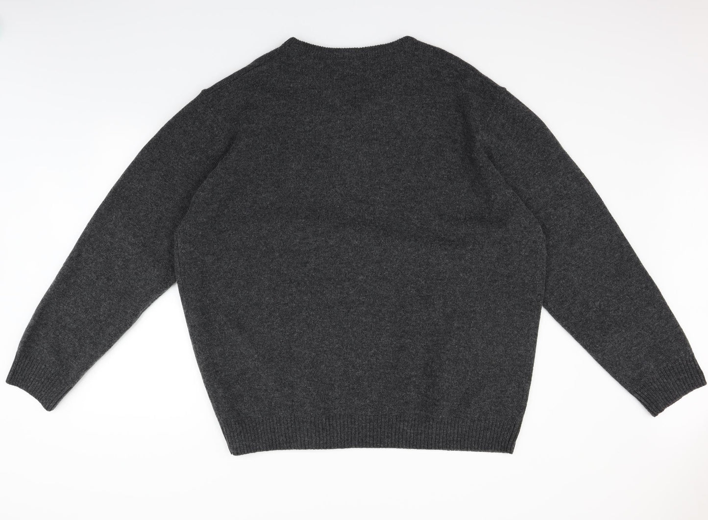 acw85 Mens Grey   Pullover Jumper Size 2XL