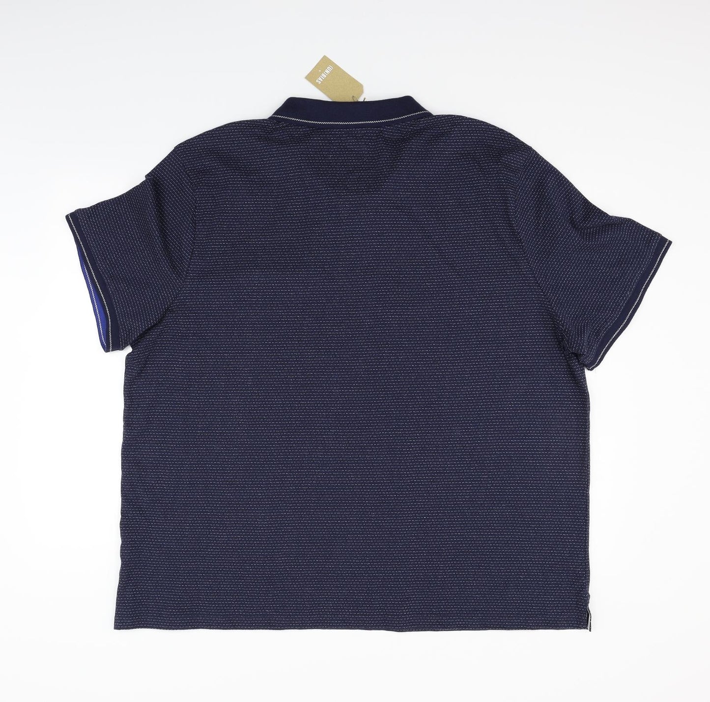 Un Bias Mens Blue    Polo Size 2XL