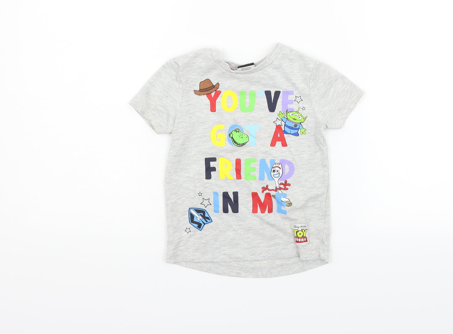 George Boys Grey    T-Shirt Size 12-18 Months  - toy story