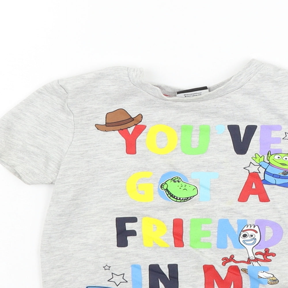 George Boys Grey    T-Shirt Size 12-18 Months  - toy story