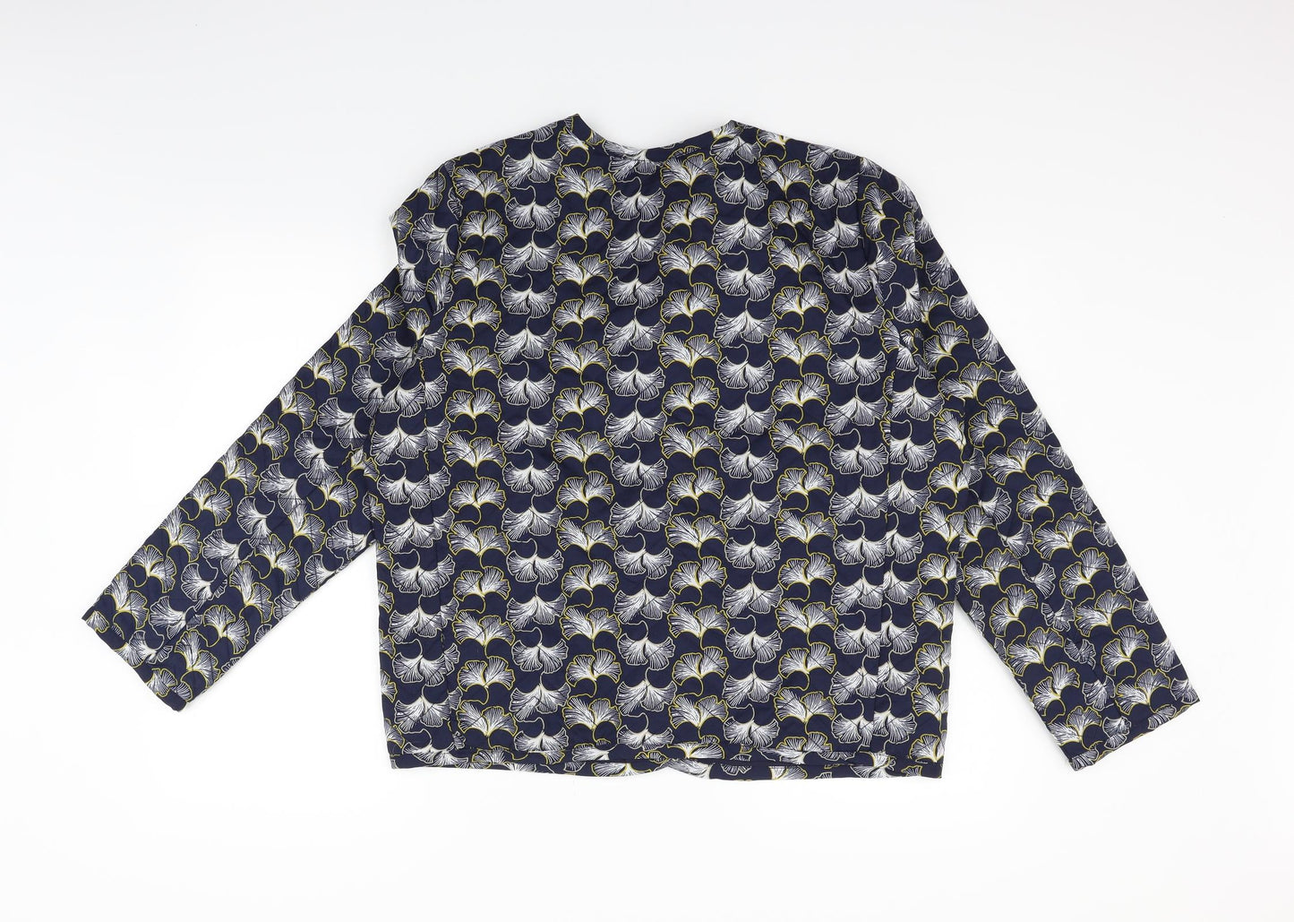 Per Una Womens Blue Geometric  Jacket  Size 14