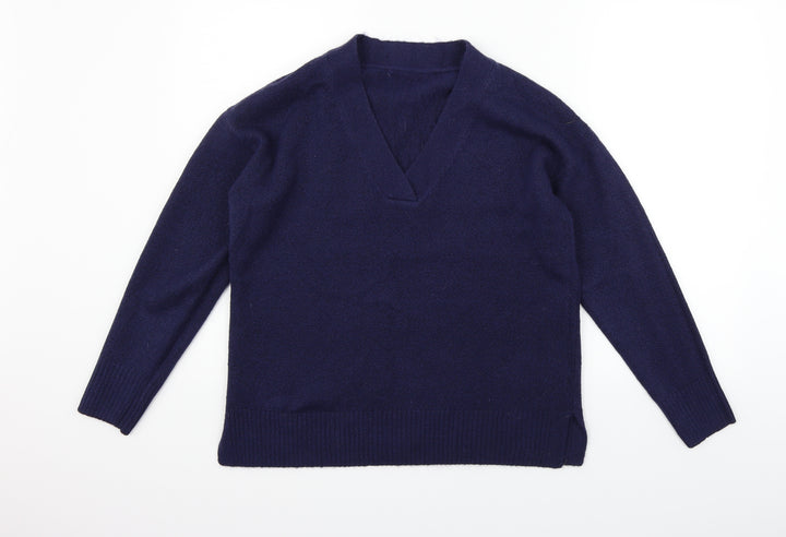 Nutmeg Womens Blue   Pullover Jumper Size 10