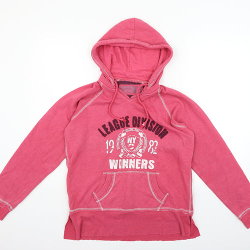 Cherokee Womens Pink   Pullover Hoodie Size L