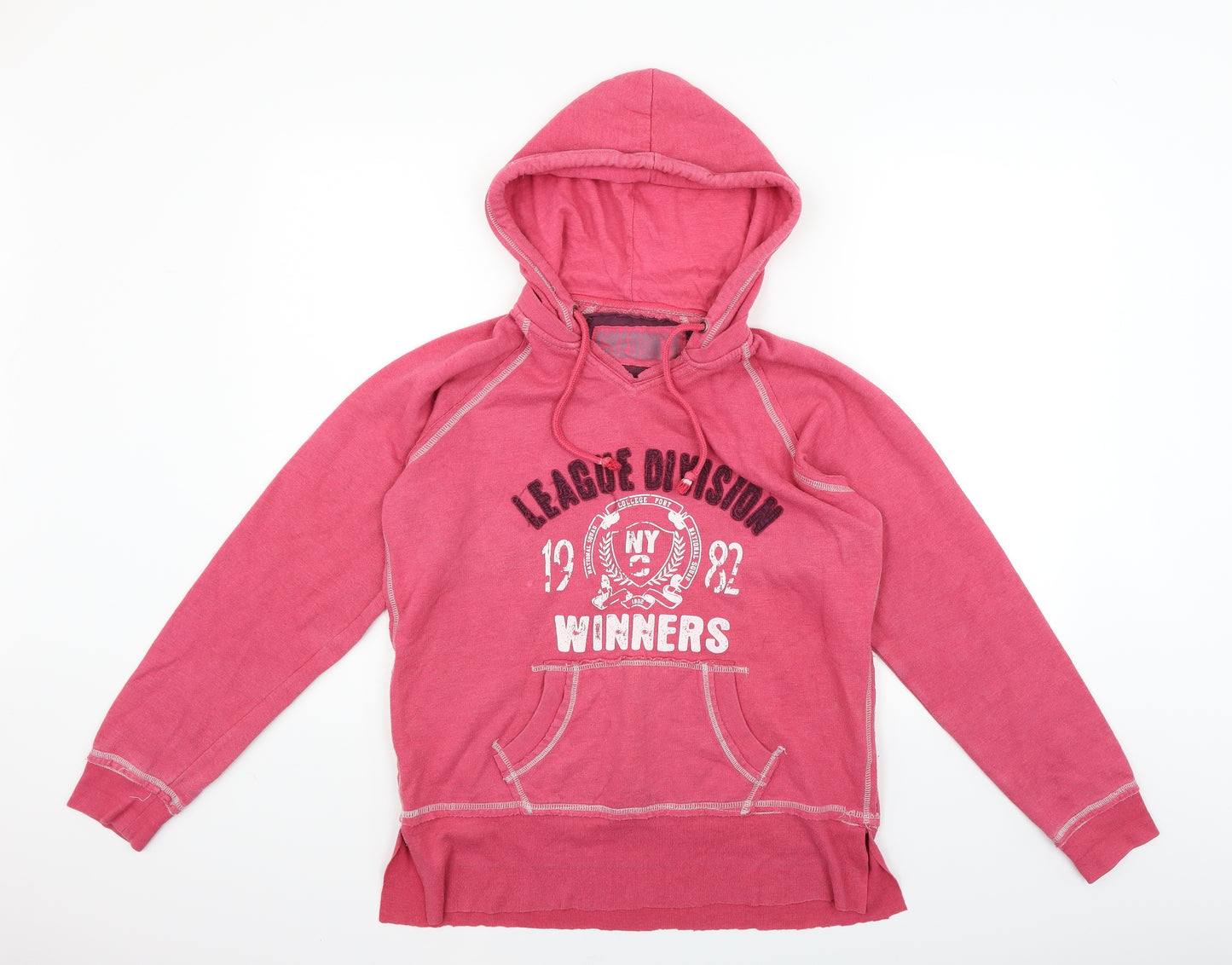Cherokee Womens Pink   Pullover Hoodie Size L