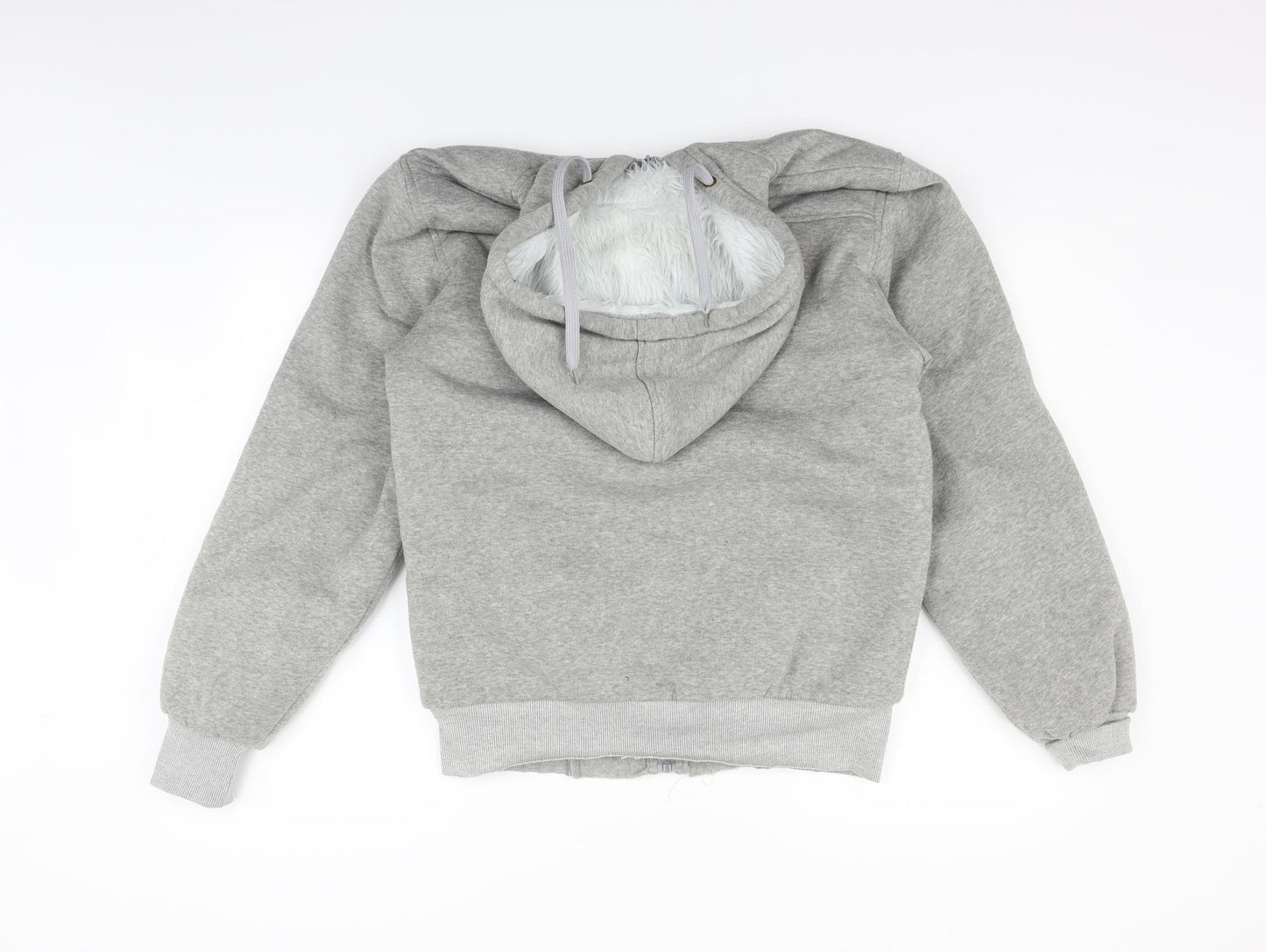 Fly Guy Womens Grey   Full Zip Jumper Size M