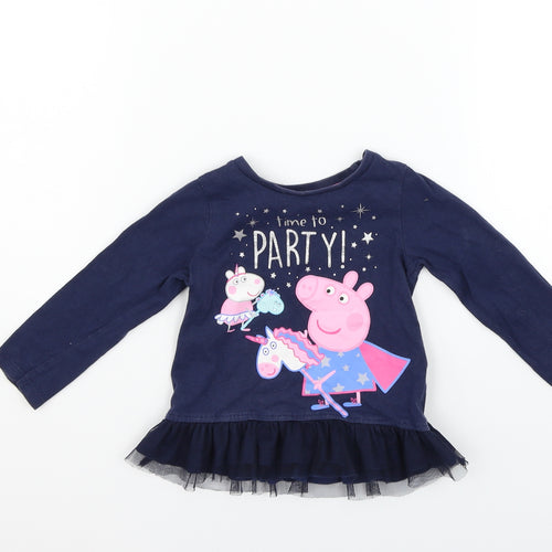 Nutmeg Boys Blue   Fit & Flare  Size 12-18 Months  - pepper pig