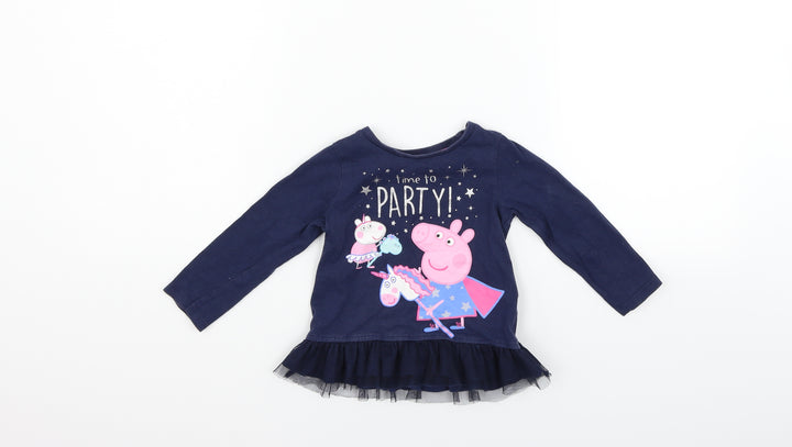 Nutmeg Boys Blue Fit & Flare Size 12-18 Months - pepper pig