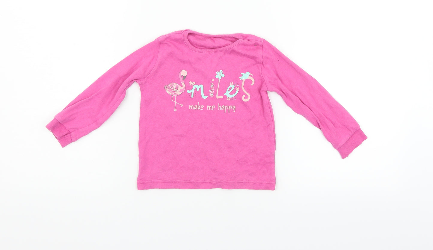 George Boys Pink   Basic T-Shirt Size 12-18 Months