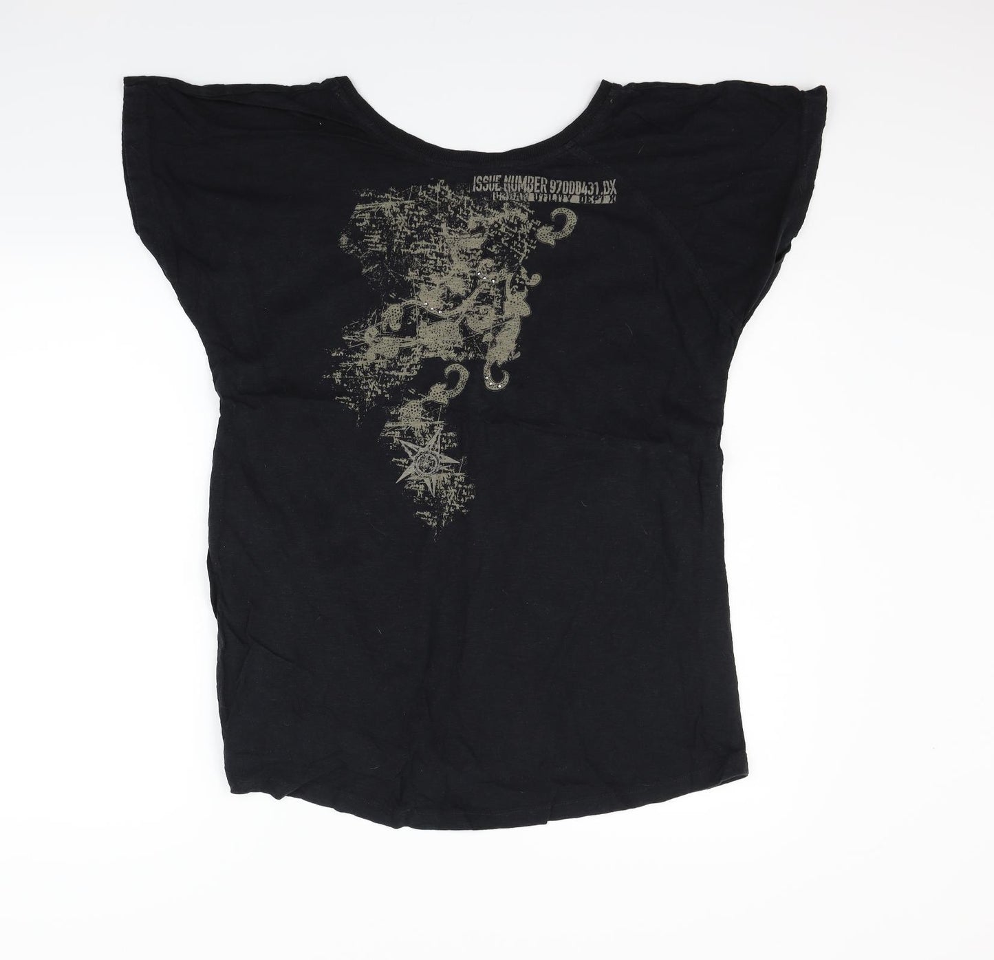 NEXT Womens Black   Basic T-Shirt Size L