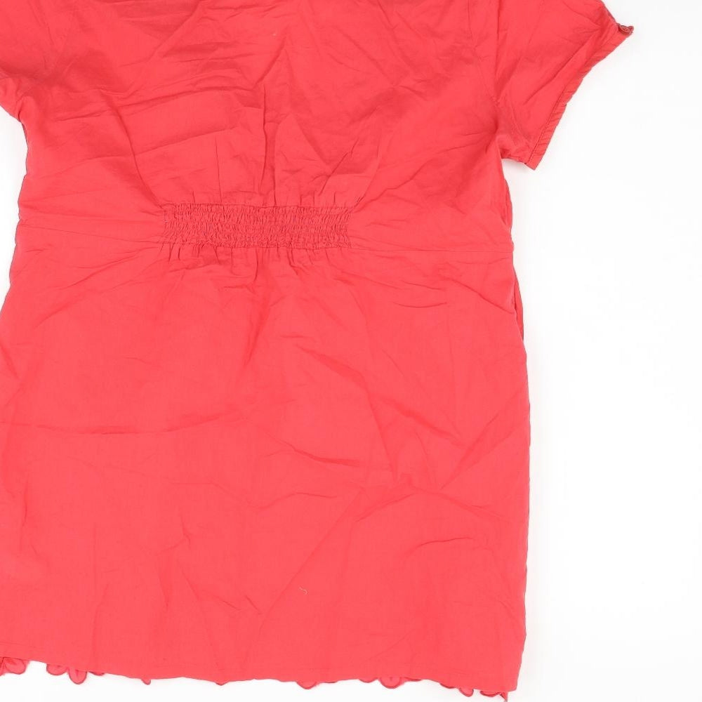 ethelaustin Womens Red   T-Shirt Dress  Size 14