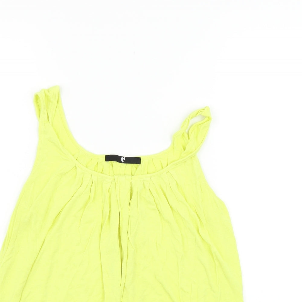Very Womens Yellow   Basic Tank Size 14