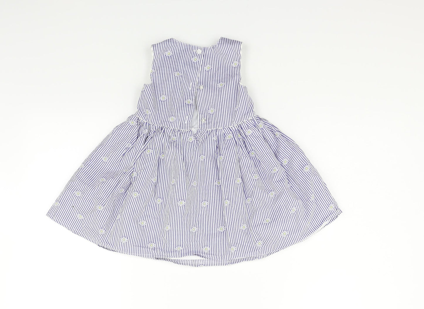 Primark Boys Blue Striped  Fit & Flare  Size 18-24 Months