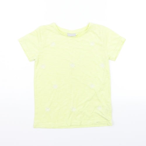 Matalan Girls Yellow   Basic T-Shirt Size 10 Years