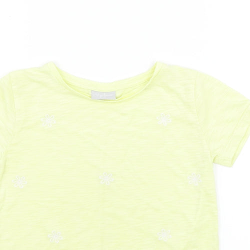 Matalan Girls Yellow   Basic T-Shirt Size 10 Years