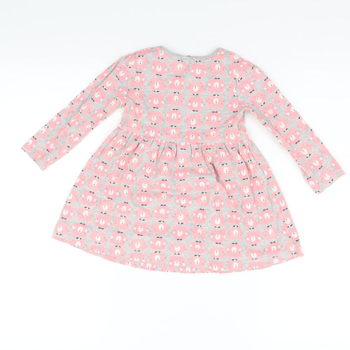 George Girls Grey Geometric  Fit & Flare  Size 2 Years